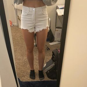 Blank NYC white Jean shorts